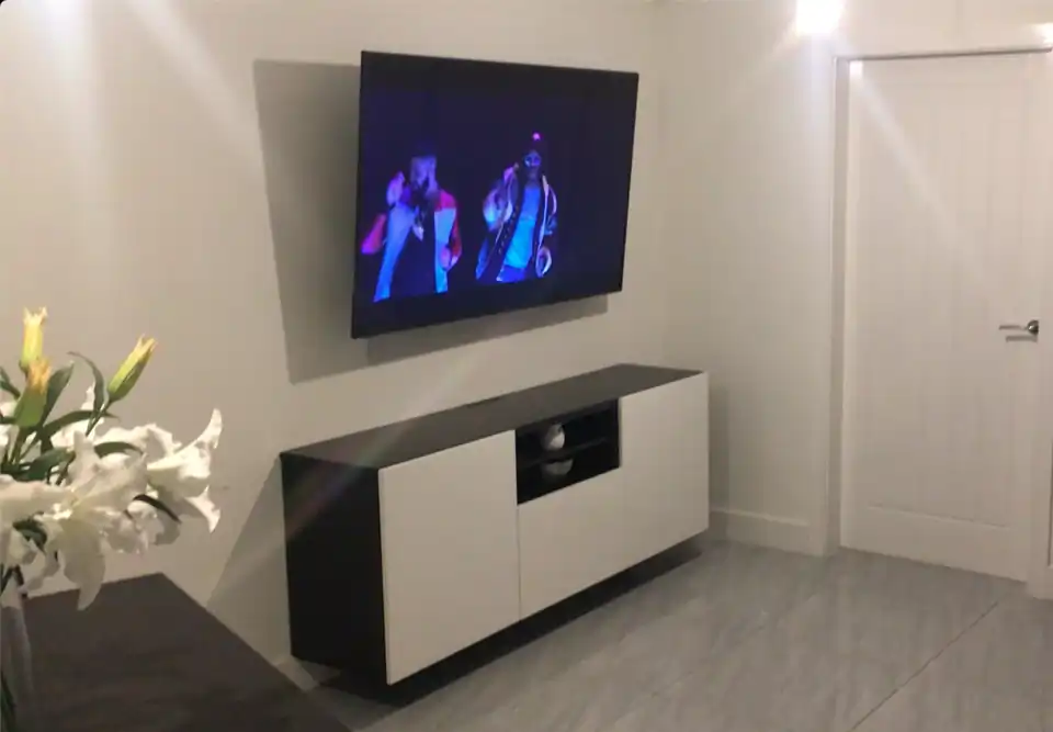 TV mounting bracket installation